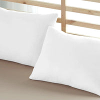 Standard Pillow Protector, 50x70cm, Waterproof, PolyCotton, White (10 PCS)