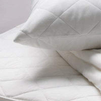 Luxury / Deluxe Quilted Pillow Protector, 50x70cm, Waterproof, 100% Cotton, White (5 PCS)