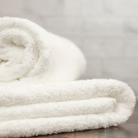 Basic / Luxury Hotel Towel 400 GSM 100% Cotton Pure White  (5 PCS)