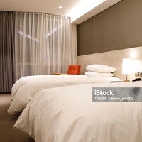 Luxury Duvet Cover, 210 TC, 100% Cotton, Plain Sateen White (5 PCS)