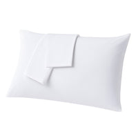 Basic Pillowcases,  150 TC, PolyCotton, Plain White (10 PCS)